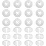 Lot de 30 cache - tuyaux pour radiateur, pour chauffage, plomberie, toilettes, rosaces en plastique, ...