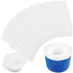 Lot de 30 chaussettes filtrantes pour skimmer piscine nylon �lastique r�utilisable, filtrage pollen, ...