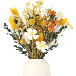 Lot de 30 fleurs s�ch�es d�coratives, bouquet de roses et de gypsophiles, pour vases, bougies en r�sine, ...