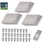 Lot de 30 lames de rechange pour tondeuse robot, lames  trou long, compatibles avec husqvarna / automower ...