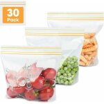 Fei yu - lot de 30 sachets hermtiques pour conservation des aliments et conglation, sacs  sandwich ...
