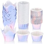 Lot de 300 caissettes � cupcakes en papier - 3 styles assortis, �5cm, pour cuisson et d�coration