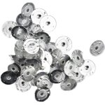 Lot de 300 supports m�talliques pour m�ches de bougies diy - diam�tre 12. 5mm - pour fabrication bougies, ...