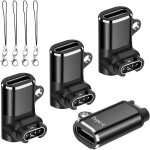 Lot de 4 adaptateurs de charge usb - c vers garmin watch, compatibles avec garmin fenix 8 / 7 / 7x, forerunner ...