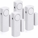 Lot de 4 alarmes pour portes et fen�tres ? alarmes de s�curit� et anti - effraction pour la maison ? ...