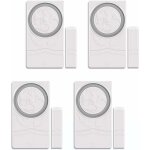 Lot de 4 alarmes de porte de s�curit� pour la maison, d�tecteur d'ouverture de fen�tre magn�tique, carillon ...