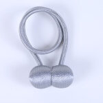 Lot de 4 attaches de rideaux magn�tiques, boucles de rideaux tress�es magn�tiques pour d�coration de ...