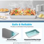 Lot de 4 bac alimentaire gn 1 / 1 en inox 9l, 53, 5 x 32, 5 x 10cm, plat gastronome profond pour buffet, ...