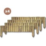 Lot de 4 bordures pinede - 350x1120 mm