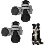 Lot de 4 bottes de protection pour chien, chaussures respirantes et antid�rapantes pour chiens de petite ...