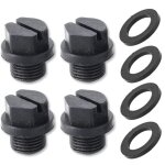 Lot de 4 bouchons de vidange avec joint torique, bouchons de pompe, filtre de piscine, bouchons de vidange ...
