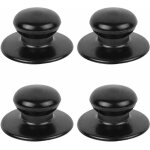 Lot de 4 boutons de couvercle de casserole, boutons de rechange universels pour couvercle de batterie ...