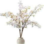 Lot de 4 branches de cerisier artificielles de 105 cm - dcoration de printemps pour l'intrieur - bouquet ...