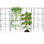 Lot de 4 cages  tomates, support de plantes de grimpantes, treillis pour raisins, fruits, vigne, fleurs, ...