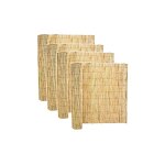 Lot de 4 canisse en bambou brise vue, cl�ture de jardin d�corative ext�rieur pour jardin et terrasse ...