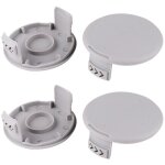 Lot de 4 capuchons de rechange pour bobine de d�broussailleuse, compatibles avec les d�broussailleuses ...