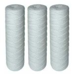 Lot de 4 cartouches filtrantes bobin�es pour filtre � eau ? filtration des s�diments jusqu?� 25 microns ...