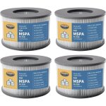 Fei yu - lot de 4 cartouches filtrantes pour filtres de spa mspa, filtre de piscine Fei yu - lot de 4 cartouches filtrantes pour filtres de spa mspa, filtre de piscine
