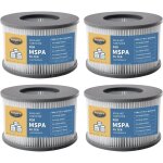 Lot de 4 cartouches filtrantes pour filtres de spa mspa, filtre de piscine Lot de 4 cartouches filtrantes pour filtres de spa mspa, filtre de piscine
