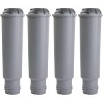 Lot de 4 cartouches filtrantes pour machines � caf� krups f088 ea829s, jura, nivona, melitta barista ...