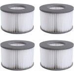 Lot de 4 cartouches filtrantes de rechange, pour les mspa, les spa chauds et autres piscines gonflables, ... Lot de 4 cartouches filtrantes de rechange, pour les mspa, les spa chauds et autres piscines gonflables, ...