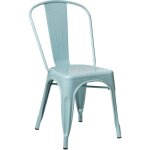Lot de 4 chaises de salle à manger empilables lix sklum bleu Île paradis Lot de 4 chaises de salle à manger empilables lix sklum bleu Île paradis