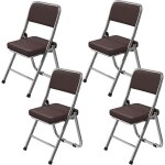 Lot de 4 chaises de salle  manger, chaise pliante, chaise de salon, chaise de cuisine, chaises rembourres, ...