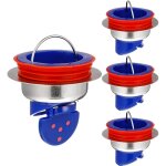 Lot de 4 clapets anti - retour pour sol de douche, clapet anti - retour unidirectionnel pour �gout