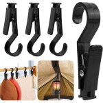 Lot de 4 clips de tente, crochets lumineux, pinces � bottes, crochets � clips, tente, tente, tente, serviettes ...