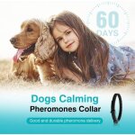 Lot de 4?collier apaisant pour chiens, soulagement de l'anxi�t�, lib�ration prolong�e de ph�romones pendant ...