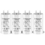 Lot de 4 condensateurs 2, 5 uf pour moteur de volet roulant somfy durée de vie 10 000 heures condensateur ... Lot de 4 condensateurs 2, 5 uf pour moteur de volet roulant somfy durée de vie 10 000 heures condensateur ...