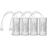 Lot de 4 condensateurs 4 uf pour moteur de volet roulant bubendorff dure de vie 10 000 heures condensateur ...
