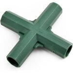 Lot de 4 connecteurs de joints de cadre en plastique pour auvent de jardin, grimpe, plantes, compatibles ...
