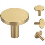 Lot de 4, crochets mural en laiton bross�, 32 mm x 30 mm, crochets porte - serviettes manteau dor�s pour ...