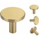 Lot de 4, crochets mural en laiton bross�, 32 mm x 35 mm, crochets porte - serviettes manteau dor�s pour ...