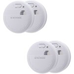 Otio ? lot de 4 d�tecteurs de fum�e autonomie 3 ans ? installation sans fil ? alerte sonore puissante ...