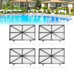 Lot de 4 filtres � cartouche ultra fins , nettoyeur de piscine robotique , remplace le dolphin nautilus ...