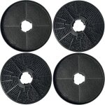 Lot de 4 filtres � charbon actif cbcf002 compatibles avec ciarra cbcs6201, cbcb6201, cbcb6736c, cbcs6906d, ...