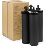 Lot de 4 filtres pour syst�mes de filtration d'eau ? charbon actif de noix de coco ? filtration jusqu'� ...