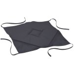 Lot de 4 galettes de chaise  rabat coloris bton