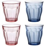 Duralex ? lot de 4 gobelets en verre tremp� 25 cl ? rose et bleu ? r�sistants aux chocs thermiques ? ...