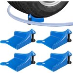 Lot de 4 guides de tuyau pour lavage de voiture, rouleau de tuyau pour pneus, guide de tuyau pour pneus ...