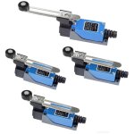 Lot de 4 interrupteur de fin de course avec 5 cm r�glable levier, 2no 2nc interrupteur de commande �lectrique ...