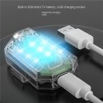 Lot de 4 lampes stroboscopiques led sans fil haute luminosit, 7 couleurs, rechargeables par usb, pour ...