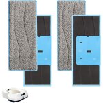 Lot de 4 lingettes pour irobot braava jet m6134 serpillires lavables tissus de nettoyage rechange serpilleres ...