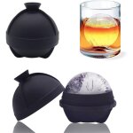 Lot de 4 moules  glaons ronds, moules  glaons sphriques avec entonnoir intgr, presse - conglateur ...