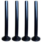 Lot de 4 paires de cache - tuyaux de radiateur noirs en plastique de 16 mm x 200 mm pour chauffage central ... Lot de 4 paires de cache - tuyaux de radiateur noirs en plastique de 16 mm x 200 mm pour chauffage central ...