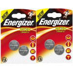 Lot de 4 piles energizer cr2430 - 2 blister de 2 - lithium 3v