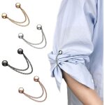 Lot de 4 pinces magn�tiques multifonctionnelles - aimants hijab puissants avec cha�ne - broche magn�tique ...