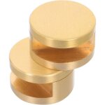 Lot de 4 pinces � verre en cuivre dor� pour fixation lat�rale de verre 5 - 12 mm supports de montage ...